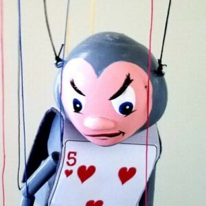 Alice in Wonderland Playing Card Solider marionette