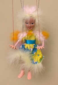 Colorful fairy marionette